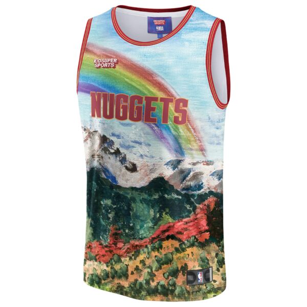 Denver Nuggets NBA & KidSuper Studios by Fanatics Unisex Hometown Jersey - Blue - Image 3