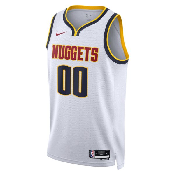 Denver Nuggets Nike Unisex Swingman Custom Jersey White - Association Edition - Image 3
