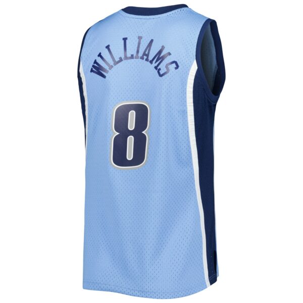 Deron Williams Utah Jazz Mitchell & Ness 2001/02 Hardwood Classics Swingman Jersey - Blue - Image 4