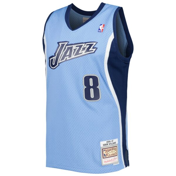 Deron Williams Utah Jazz Mitchell & Ness 2001/02 Hardwood Classics Swingman Jersey - Blue - Image 3