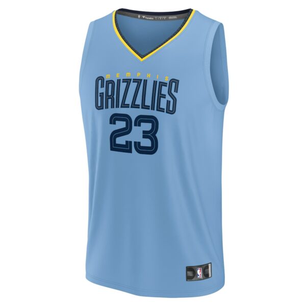Derrick Rose Memphis Grizzlies Fanatics Youth Fast Break Player Jersey - Statement Edition - Light Blue - Image 3