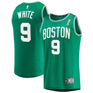 Derrick White Boston Celtics Fanatics 2024 NBA Finals Champions Fast Break Replica Player Jersey - Kelly Green - Icon Edition