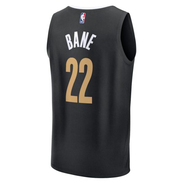Desmond Bane Memphis Grizzlies Fanatics Fast Break Jersey - Black - City Edition - Image 4
