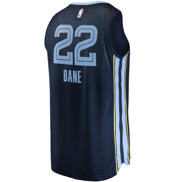 Desmond Bane Memphis Grizzlies Fanatics Fast Break Replica Jersey - Icon Edition - Navy - Image 4