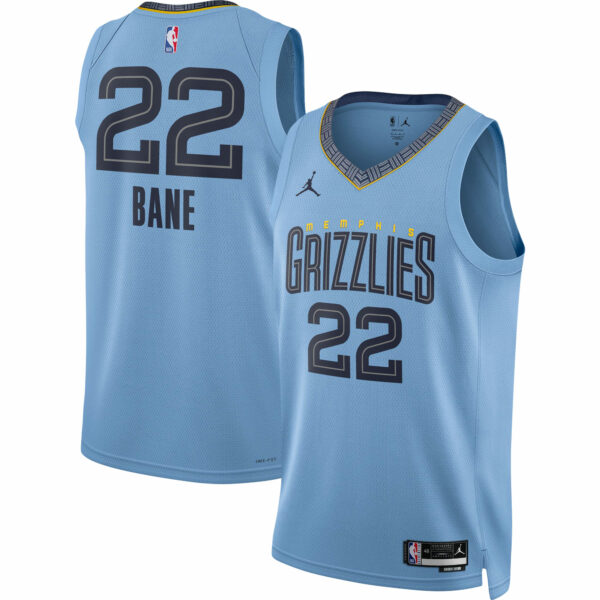 Desmond Bane Memphis Grizzlies Jordan Brand Unisex Swingman Jersey - Statement Edition - Light Blue - Image 2