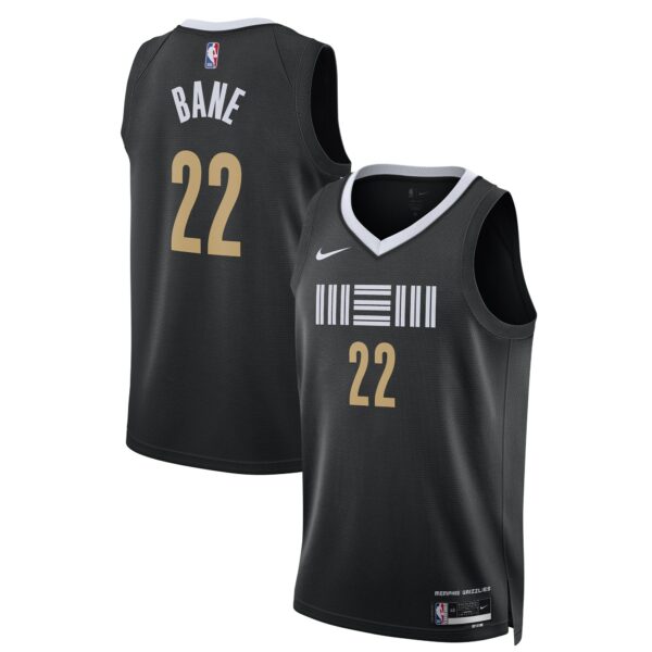 Desmond Bane Memphis Grizzlies Nike Unisex 2023/24 Swingman Jersey - Black - City Edition - Image 2