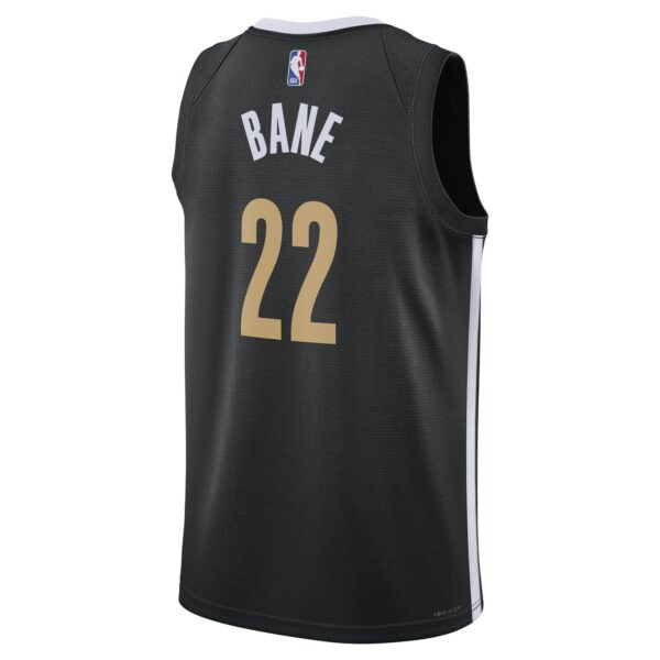 Desmond Bane Memphis Grizzlies Nike Unisex 2023/24 Swingman Jersey - Black - City Edition - Image 4