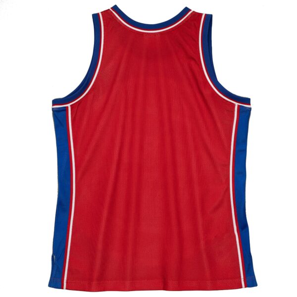 Detroit Pistons Mitchell & Ness Hardwood Classics Blown Out Fashion Jersey - Red - Image 4