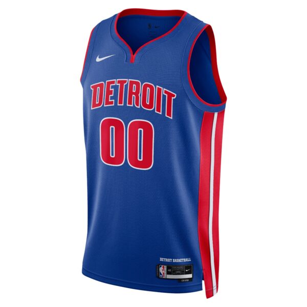 Detroit Pistons Nike Unisex Swingman Custom Jersey Blue - Icon Edition - Image 3