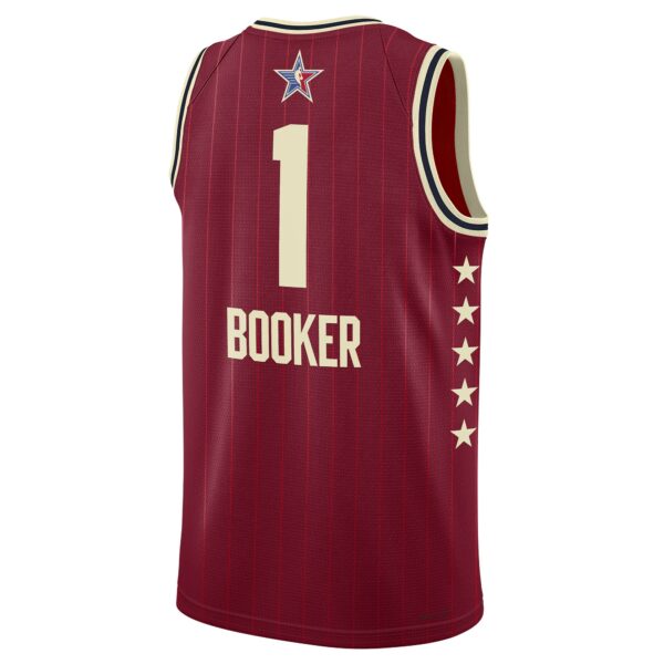Devin Booker Jordan Brand Unisex 2024 NBA All-Star Game Swingman Jersey - Crimson - Image 4