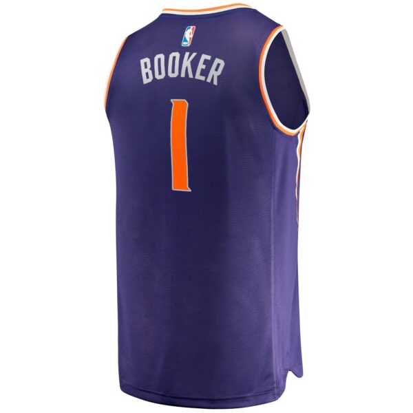 Devin Booker Phoenix Suns Fanatics Big & Tall Fast Break Player Jersey - Purple - Icon Edition - Image 4