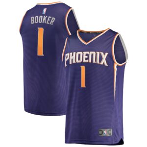 Devin Booker Phoenix Suns Fanatics Fast Break Replica Jersey Purple - Icon Edition