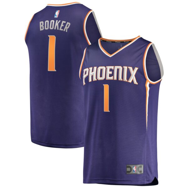 Devin Booker Phoenix Suns Fanatics Fast Break Replica Jersey Purple - Icon Edition