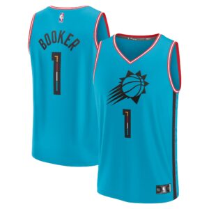 Devin Booker Phoenix Suns Fanatics Fastbreak Jersey - City Edition - Teal