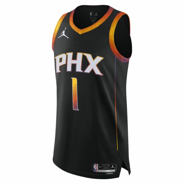 Devin Booker Phoenix Suns Jordan Brand Authentic Player Jersey - Statement Edition - Black - Image 3