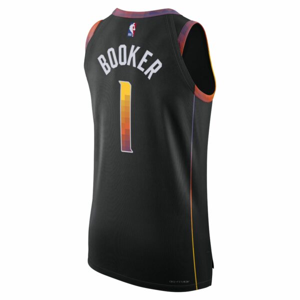 Devin Booker Phoenix Suns Jordan Brand Authentic Player Jersey - Statement Edition - Black - Image 4
