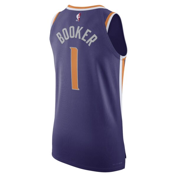 Devin Booker Phoenix Suns Nike Authentic Jersey - Icon Edition - Purple - Image 4