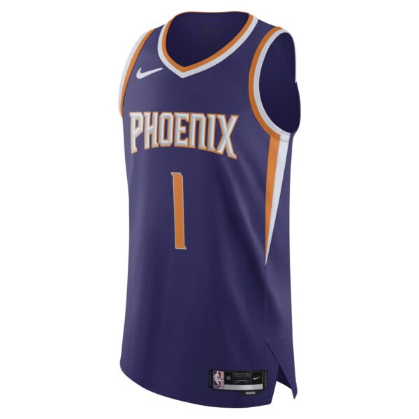 Devin Booker Phoenix Suns Nike Authentic Jersey - Icon Edition - Purple - Image 3