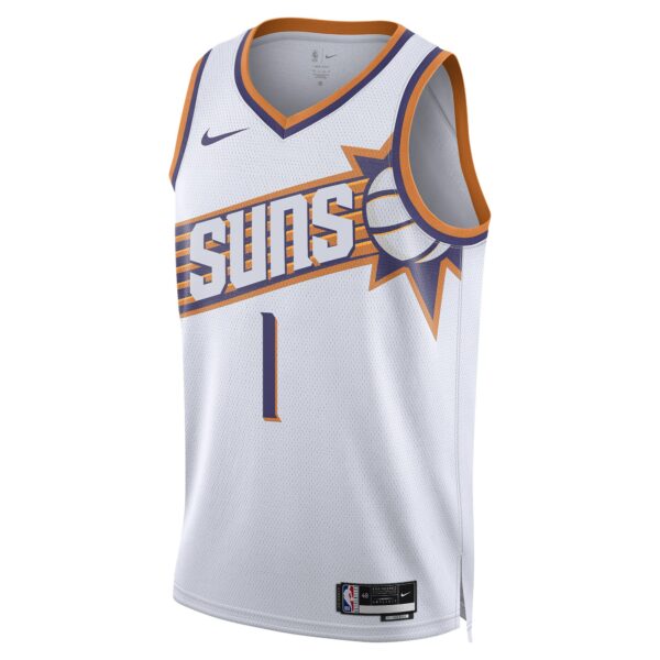 Devin Booker Phoenix Suns Nike Unisex Swingman Jersey - Association Edition - White - Image 3