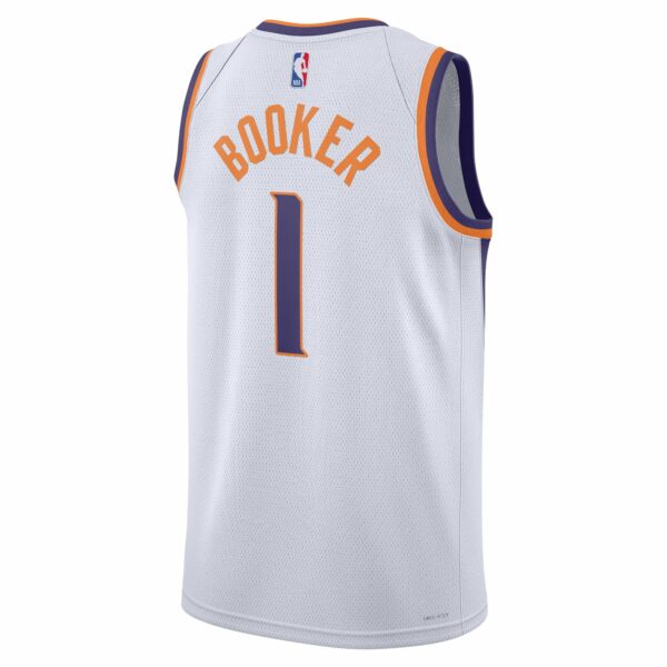 Devin Booker Phoenix Suns Nike Unisex Swingman Jersey - Association Edition - White - Image 4