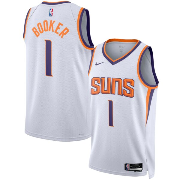 Devin Booker Phoenix Suns Nike Unisex Swingman Jersey - Association Edition - White - Image 2