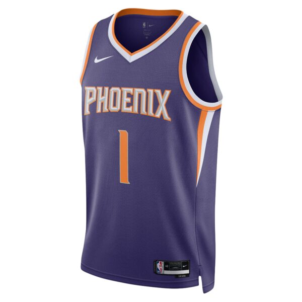 Devin Booker Phoenix Suns Nike Unisex Swingman Jersey - Icon Edition - Purple - Image 3