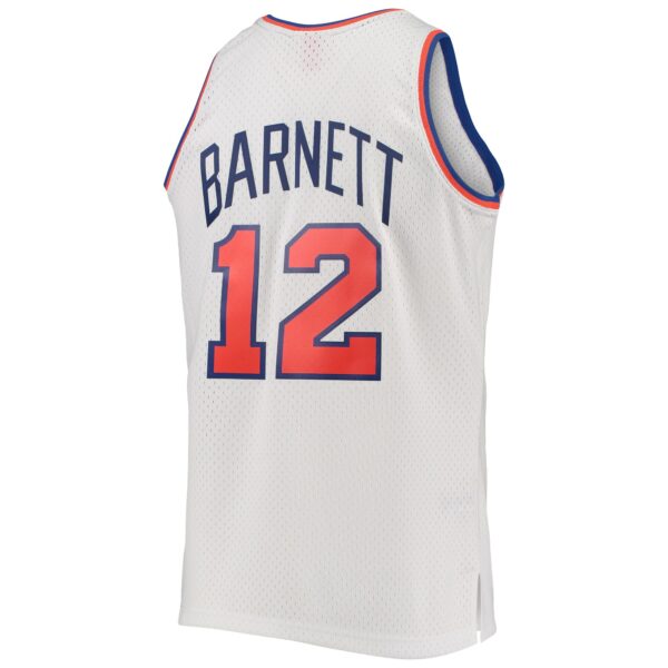 Dick Barnett New York Knicks Mitchell & Ness 1969/70 Hardwood Classics Swingman Jersey - White - Image 4