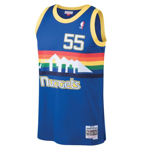 Dikembe Mutombo Denver Nuggets Mitchell & Ness 1991/92 Hardwood Classics Swingman Jersey - Blue - Image 3