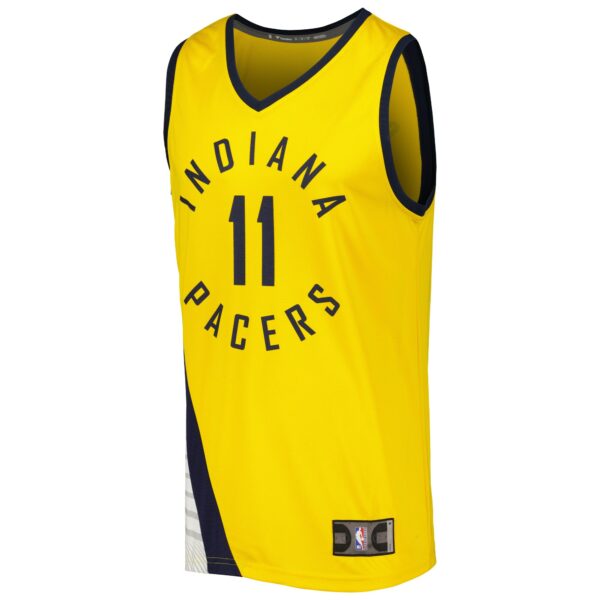 Domantas Sabonis Indiana Pacers Fanatics Fast Break Player Replica Jersey - Statement Edition - Gold - Image 3