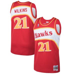 Dominique Wilkins Atlanta Hawks Mitchell & Ness 1986/87 Hardwood Classics Swingman Jersey - Red