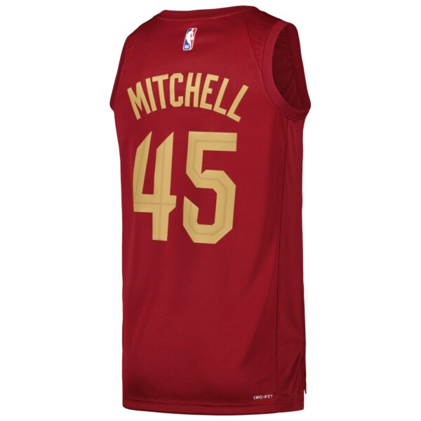 Donovan Mitchell Cleveland Cavaliers Nike Swingman Player Jersey - Icon Edition - Wine - Image 4