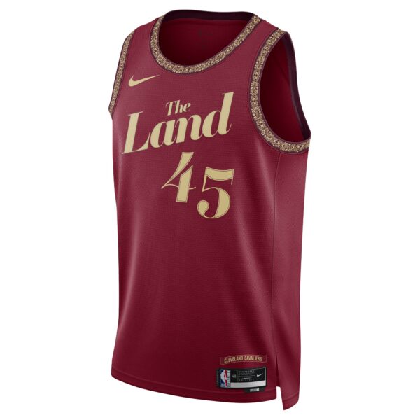 Donovan Mitchell Cleveland Cavaliers Nike Unisex 2023/24 Swingman Jersey - Wine - City Edition - Image 3