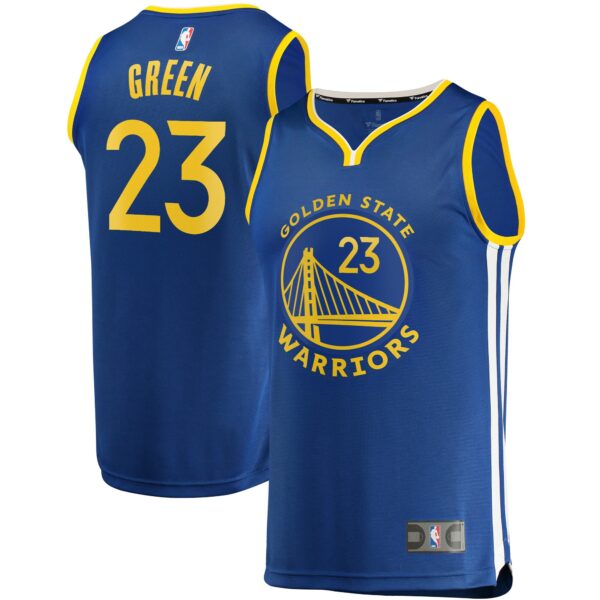 Draymond Green Golden State Warriors Fanatics Fast Break Replica Player Team Jersey - Icon Edition - Royal - Image 2