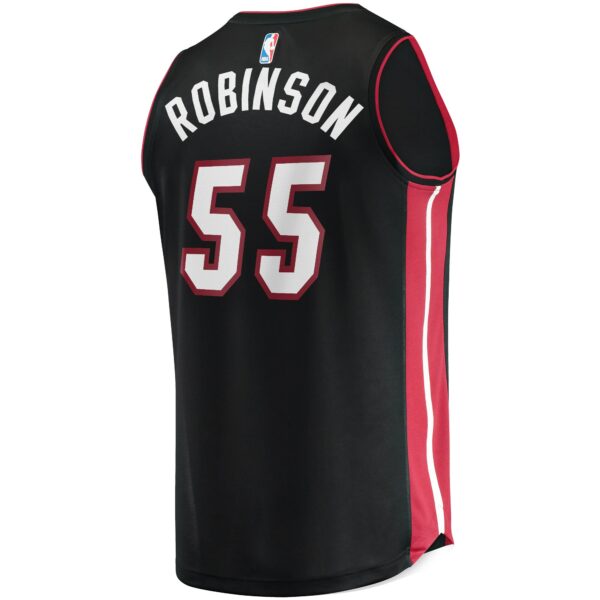 Duncan Robinson Miami Heat Fanatics Fast Break Player Jersey - Icon Edition - Black - Image 4