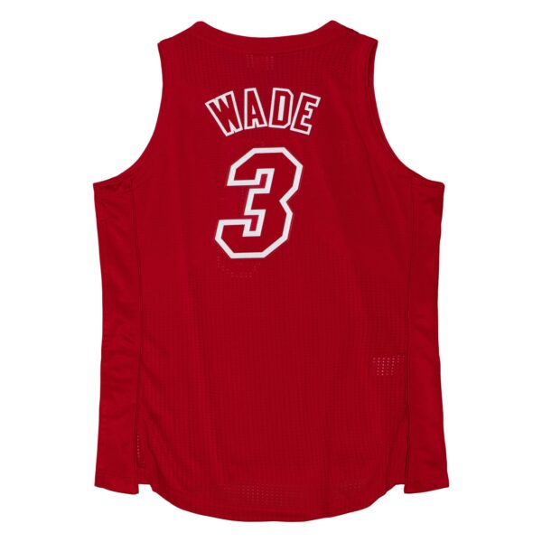 Dwyane Wade Miami Heat Mitchell & Ness 2012 Authentic Player Jersey - Scarlet - Image 4