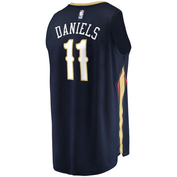 Dyson Daniels New Orleans Pelicans Fanatics Fast Break Replica Player Jersey - Icon Edition - Navy - Image 4
