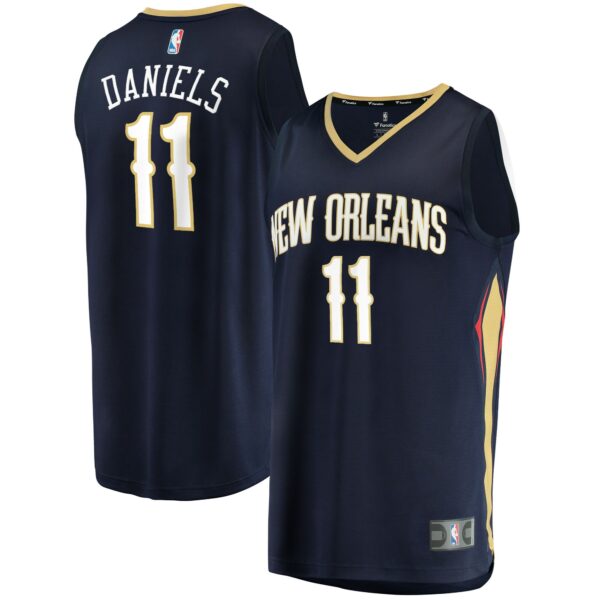 Dyson Daniels New Orleans Pelicans Fanatics Fast Break Replica Player Jersey - Icon Edition - Navy - Image 2