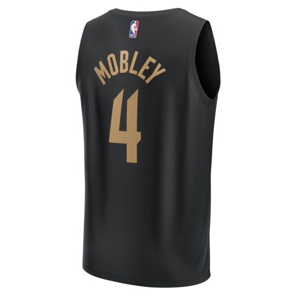 Evan Mobley Cleveland Cavaliers Fanatics Youth Fast Break Player Jersey - Statement Edition - Black - Image 4