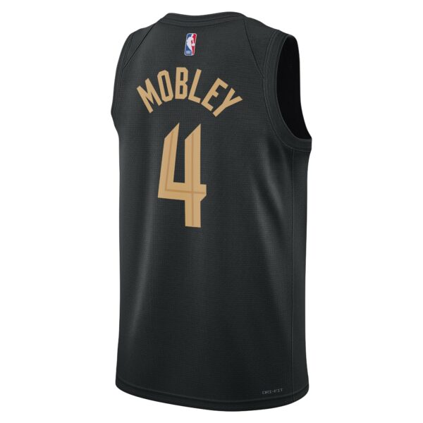 Evan Mobley Cleveland Cavaliers Jordan Brand Unisex Swingman Jersey - Statement Edition - Black - Image 4