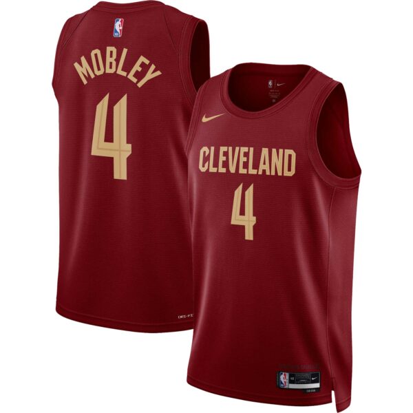 Evan Mobley Cleveland Cavaliers Nike Unisex Swingman Jersey - Icon Edition - Wine - Image 2