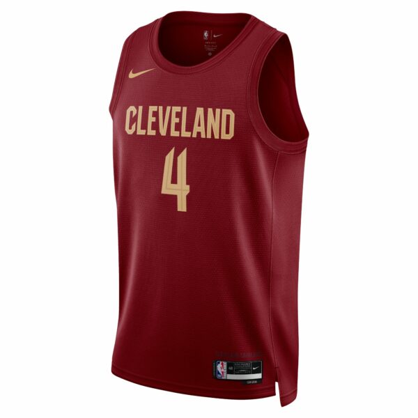 Evan Mobley Cleveland Cavaliers Nike Unisex Swingman Jersey - Icon Edition - Wine - Image 3