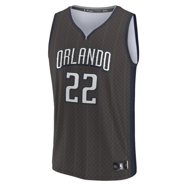 Franz Wagner Orlando Magic Fanatics Fastbreak Jersey - City Edition - Black - Image 3