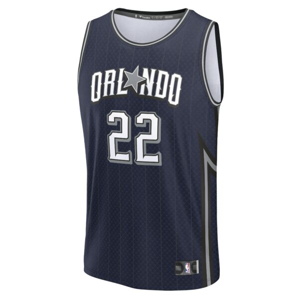 Franz Wagner Orlando Magic Fanatics Youth Fast Break Jersey - Navy - City Edition - Image 3