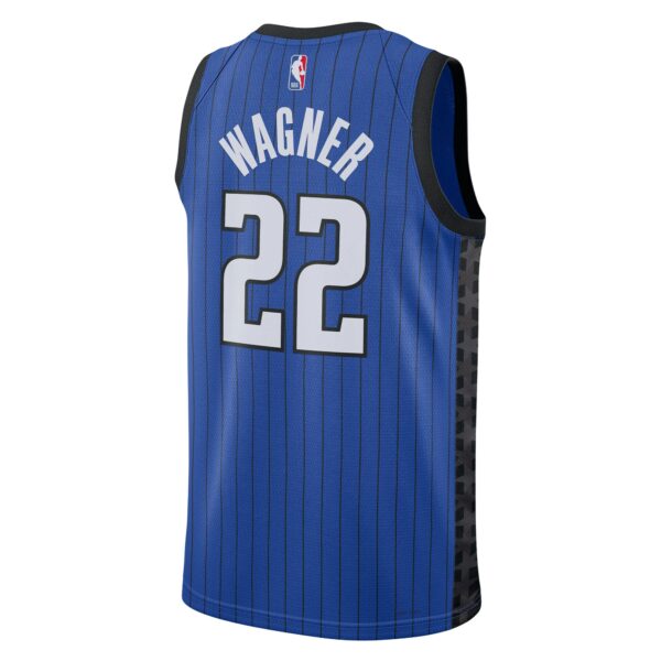 Franz Wagner Orlando Magic Jordan Brand Unisex Swingman Jersey - Statement Edition - Blue - Image 4