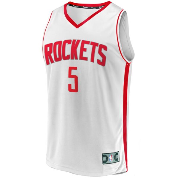 Fred VanVleet Houston Rockets Fanatics Fast Break Replica Player Jersey - Association Edition - White - Image 3