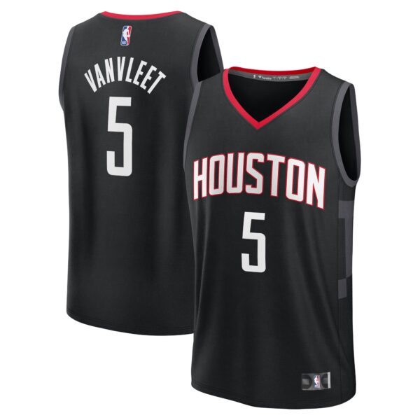 Fred VanVleet Houston Rockets Fanatics Fast Break Replica Player Jersey - Statement Edition - Black