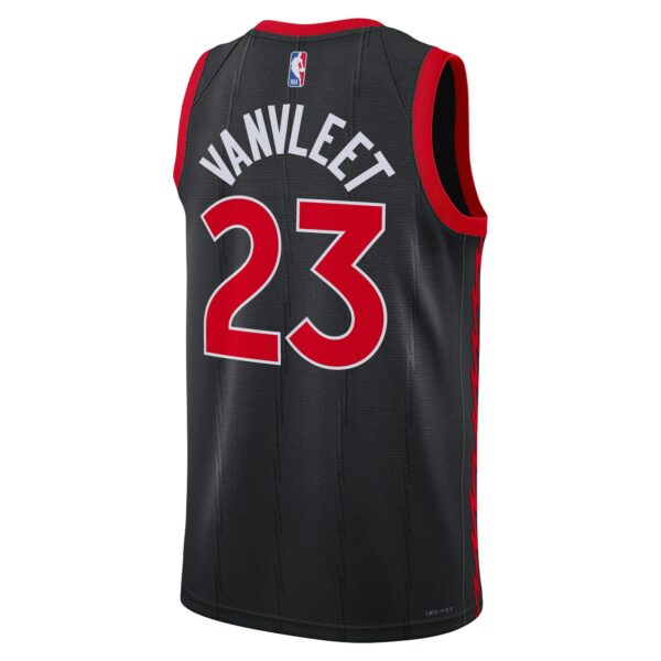 Fred VanVleet Toronto Raptors Jordan Brand Unisex Swingman Jersey - Statement Edition - Black - Image 4