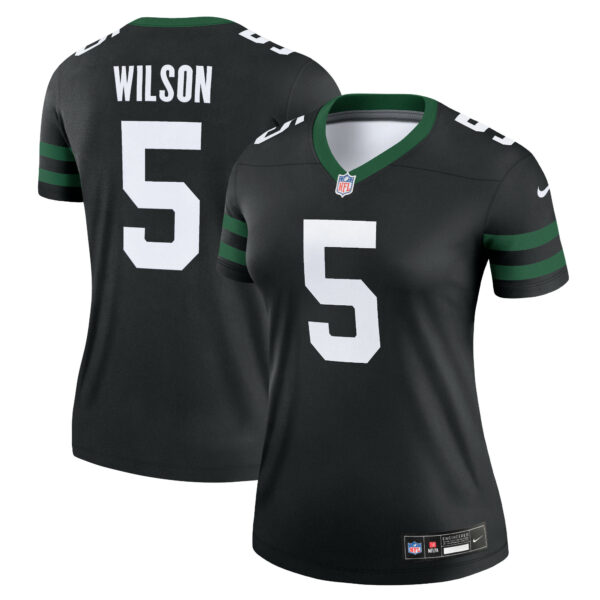 Garrett Wilson New York Jets Nike Women's Alternate Legend Jersey - Legacy Black
