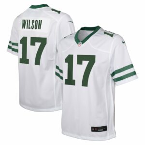 Garrett Wilson New York Jets Nike Youth Game Jersey - Legacy White