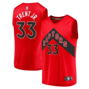 Gary Trent Jr. Toronto Raptors Fanatics Fast Break Replica Jersey - Icon Edition - Red